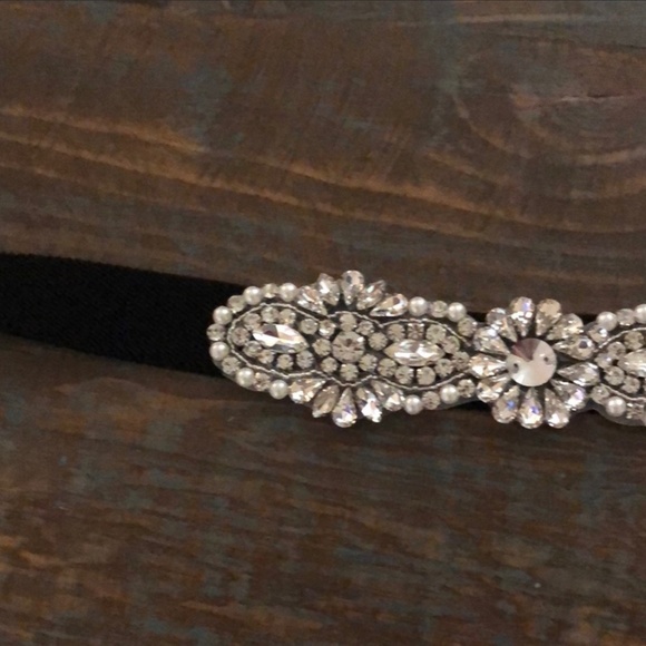 Black Rhinestone Belt - Picture 5 of 7